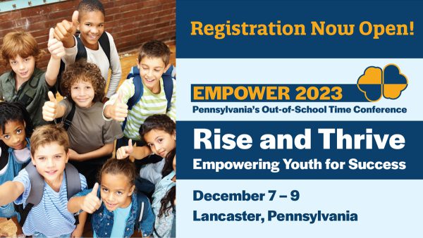 2023 EMPOWER Conference, December 7-9, in Lancaster. Registration Now Open!